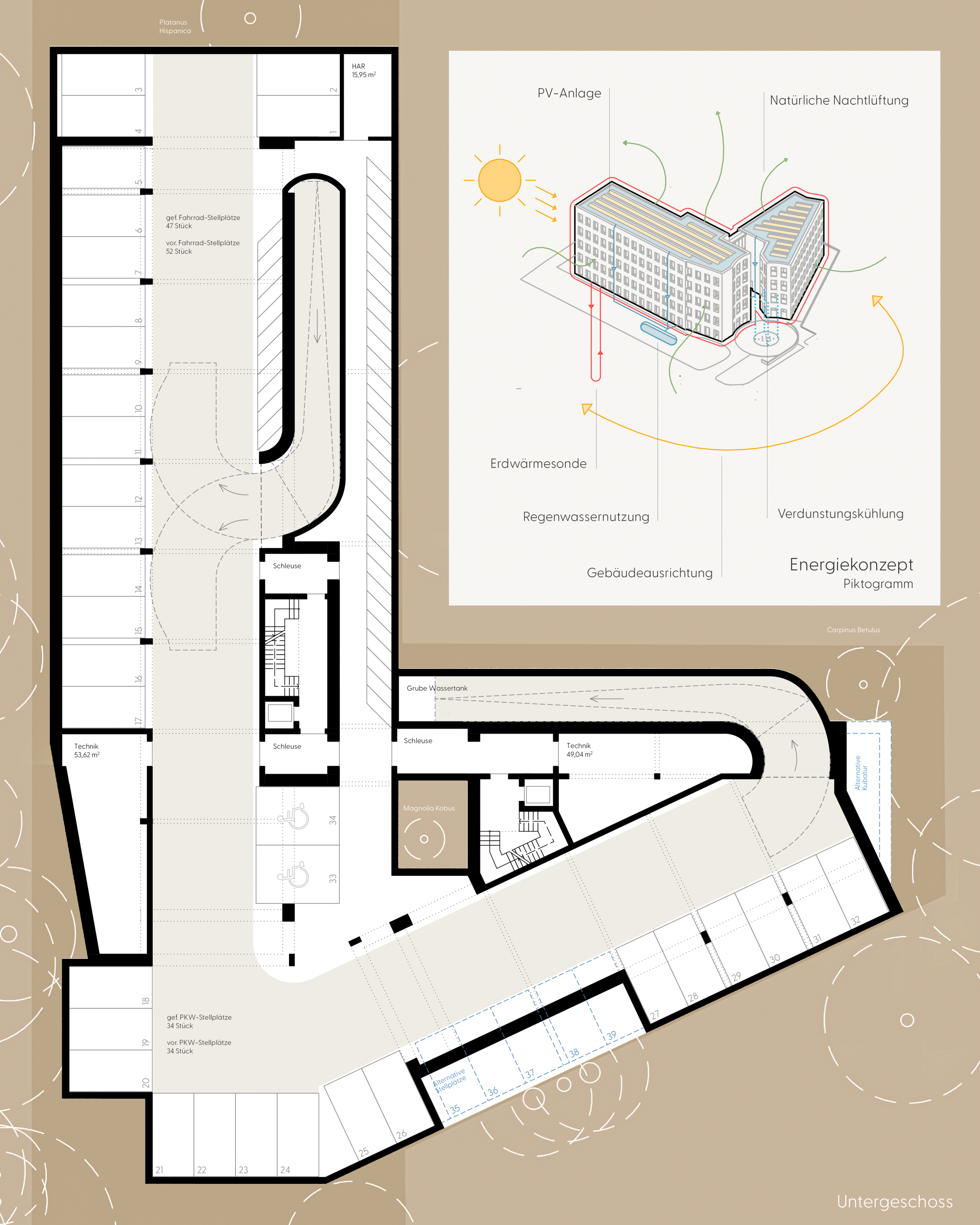 Büro Gartenstadt Grundriss KG